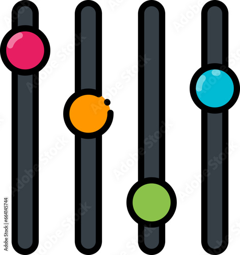 Sound equalizer icon