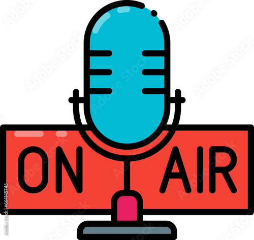 On air podcast icon