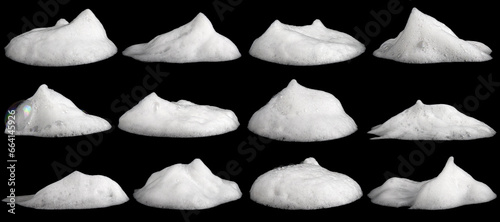 the texture of white foam soap bubble liquid or shampoo lather