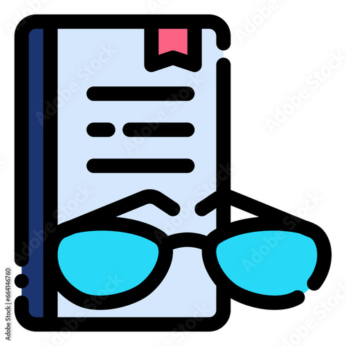 reading glass icon