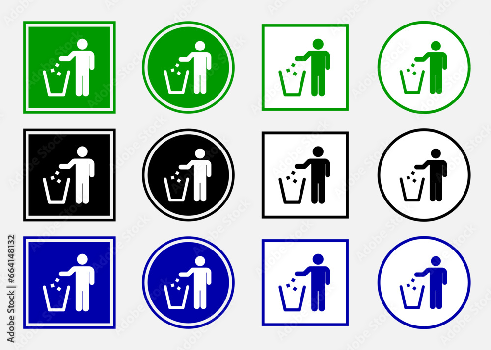 Keep clean sign template. Vector design. Keep clean sign template. Vector design.