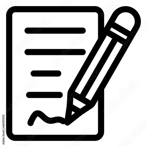 writing icon