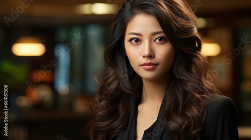 Portrait Beautiful Young Asian Business Woman , Background Image ,Desktop Wallpaper Backgrounds, Hd