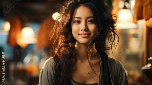 Portrait Beautiful Young Asian Woman Smile, Background Image ,Desktop Wallpaper Backgrounds, Hd