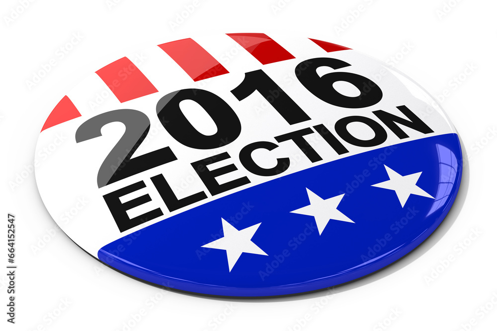 Digital png illustration of badge with 2016 election text on transparent background Digital png illustration of badge with 2016 election text on transparent background