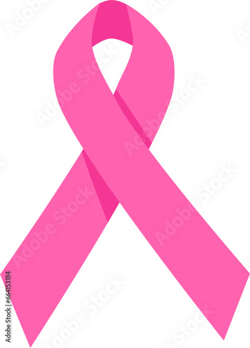 Pink ribbon, breast cancer awareness ribbon 