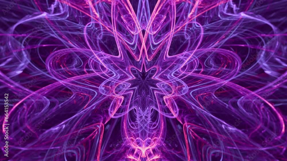 Spiritual awakening energy flow, VJ music visual beats fantasy swirls, Hypnotic mandala endless loop of trippy intricate flowing geometric fractal abstract trance ecstasy,