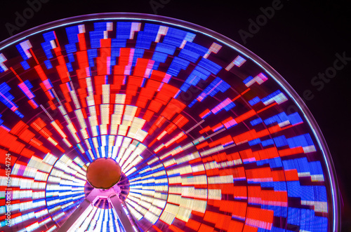 ferris wheel at night