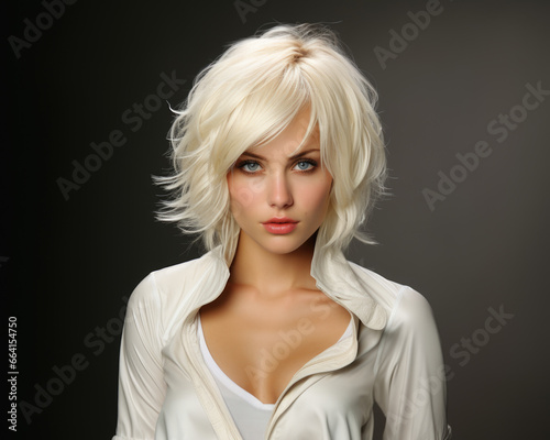 platinum blonde Model