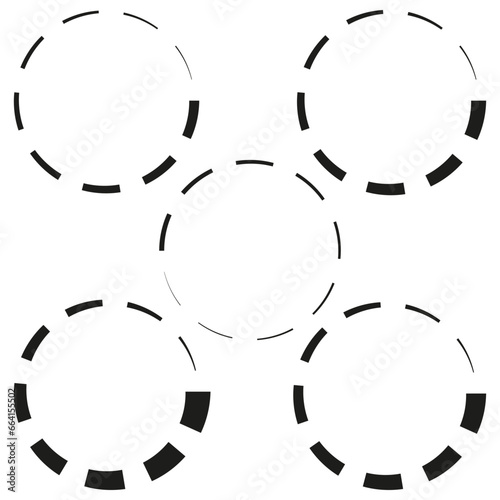 Circle, circular loading icon. Vector illustration. EPS 10.