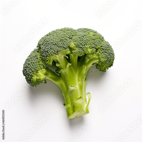 Broccoli isolated on white background with PNG.
