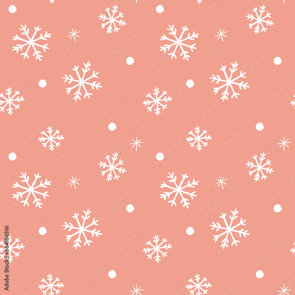 Festive Christmas Seamless Pattern Illustration Festive Christmas Seamless Pattern Illustration