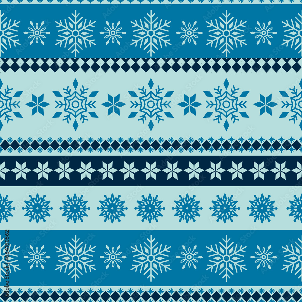 Festive Christmas Seamless Pattern Illustration Festive Christmas Seamless Pattern Illustration