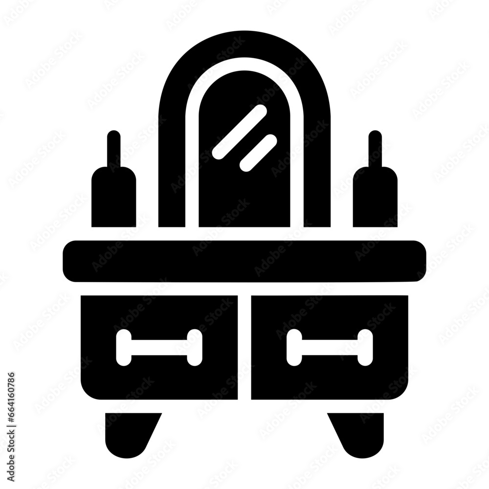 Obraz premium mirror Solid icon