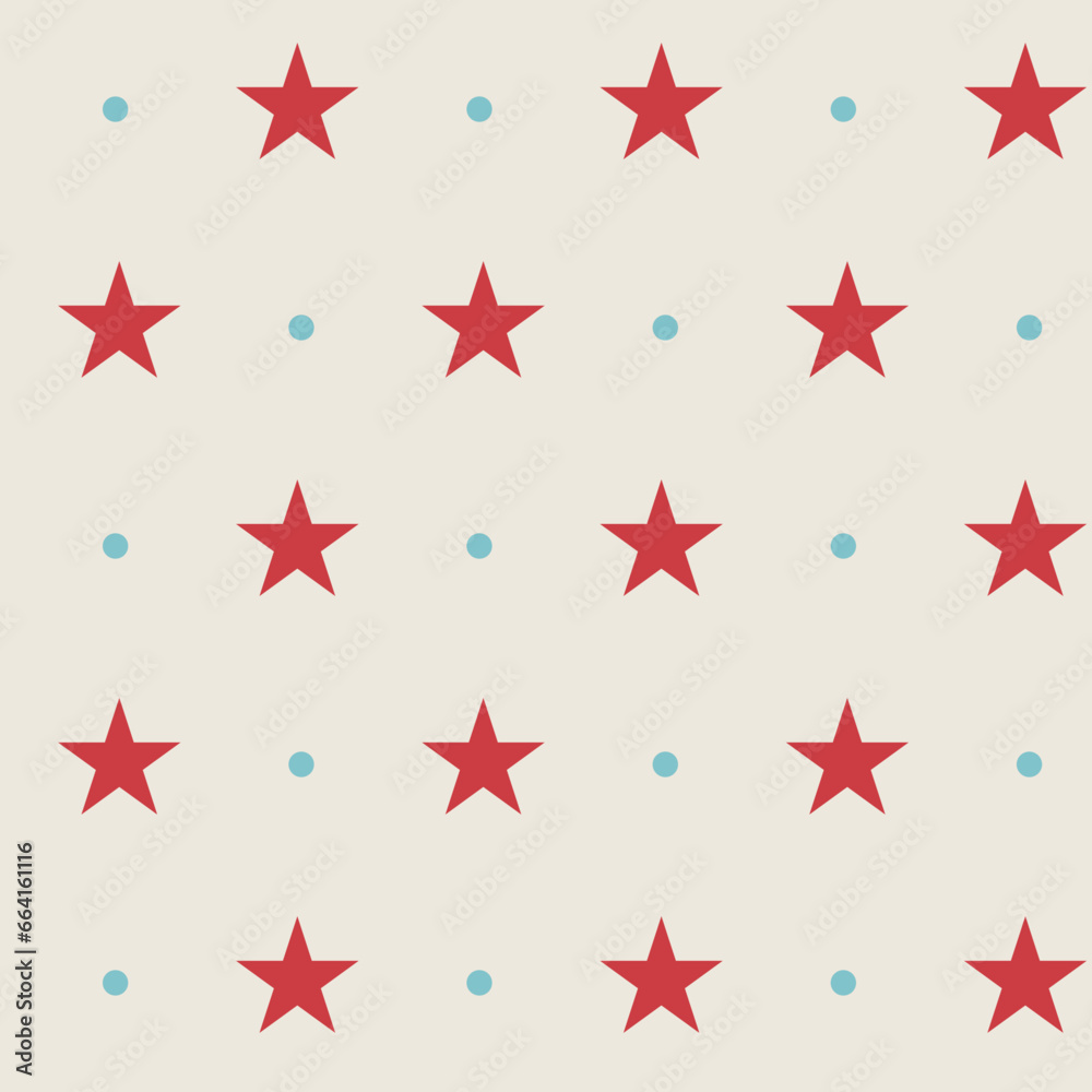 Obraz premium Festive Christmas Seamless Pattern Illustration