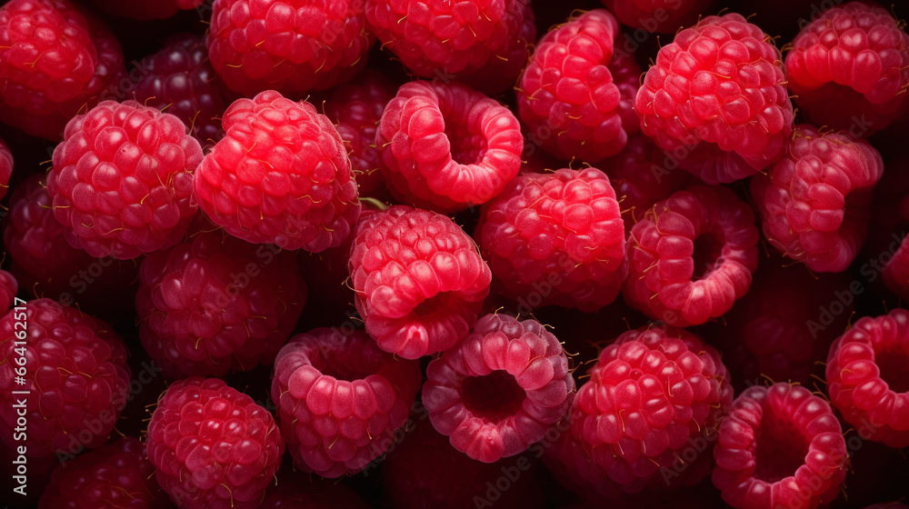 Top view full frame of whole ripe raspberry placed together as background. Top view full frame of whole ripe raspberry placed together as background.