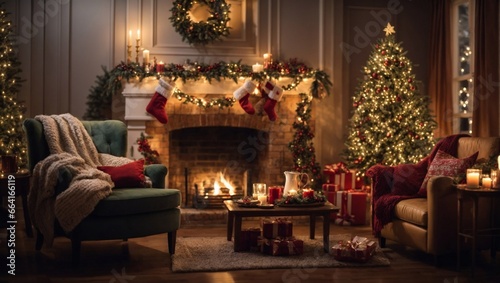 Cozy Christmas Living Room