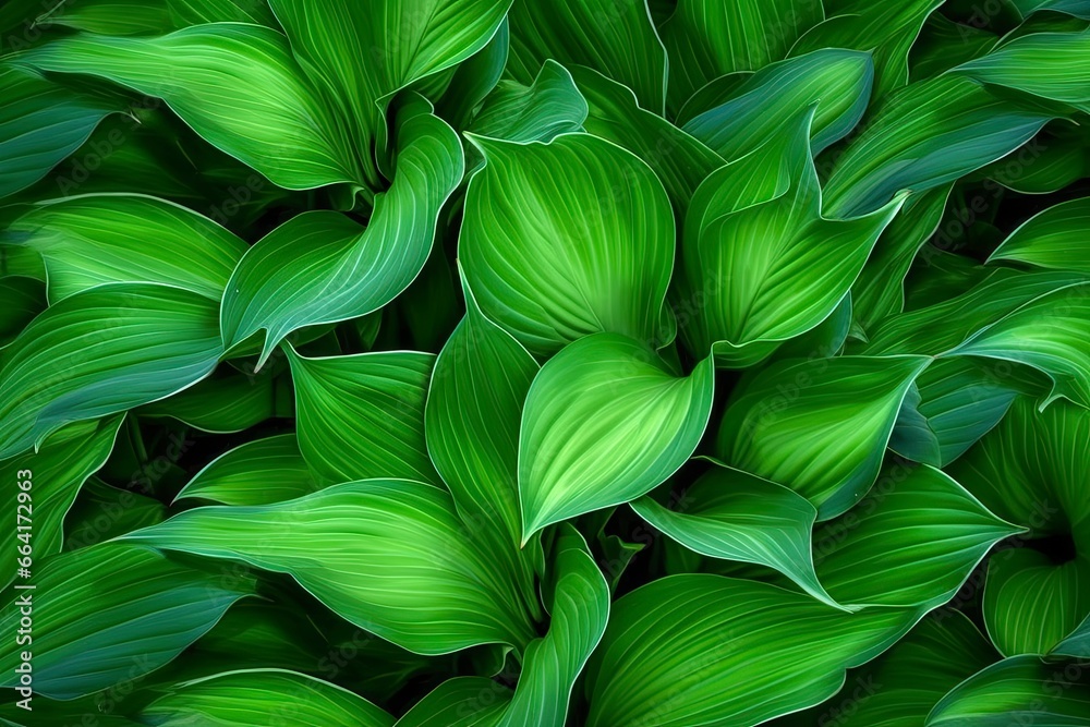 A plant with lots of large green leaves. A plant with lots of large green leaves.