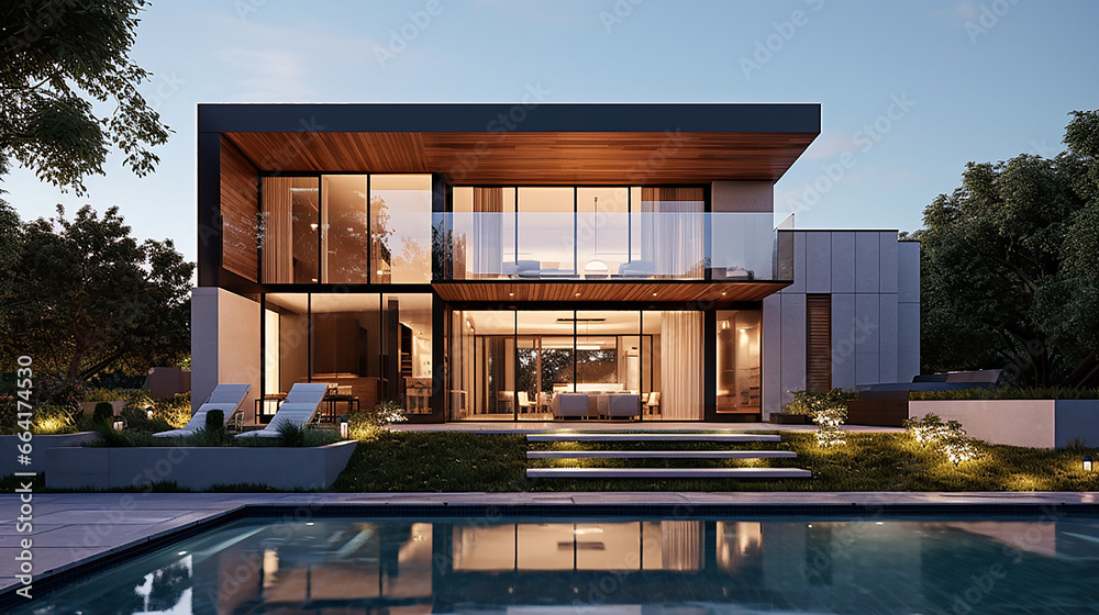 8K Hyperrealism: Exploring a Stunning Modern Residence 8K Hyperrealism: Exploring a Stunning Modern Residence