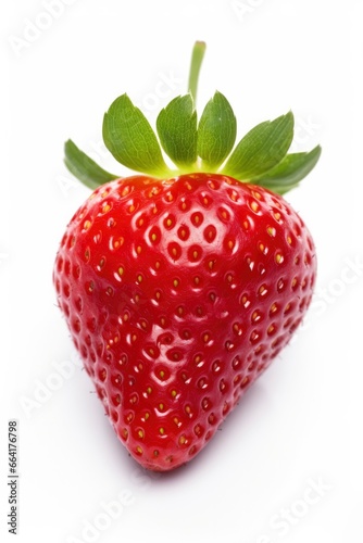 Strawberry isolated on white background.