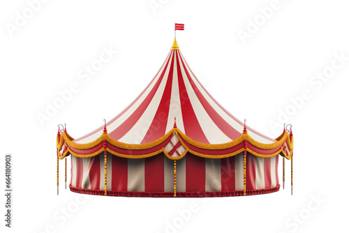 circus tent isolated on transparent background. Circus tent logo. Circus concept