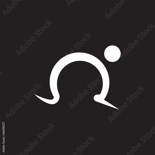 calisthenics sport logo design illustration.