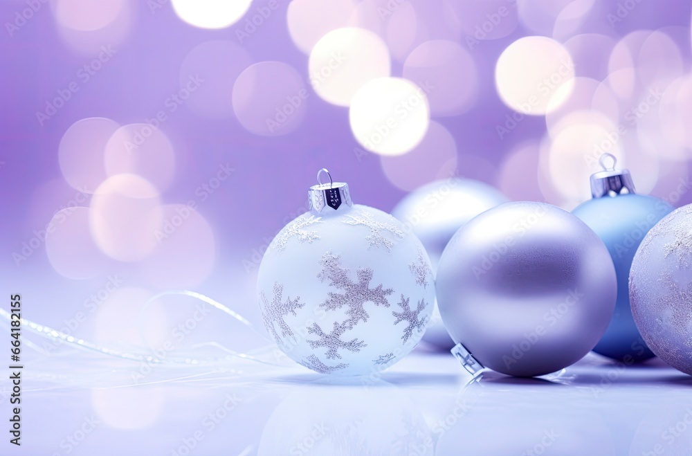 Christmas decorations ball on snow background. Christmas decorations ball on snow background.