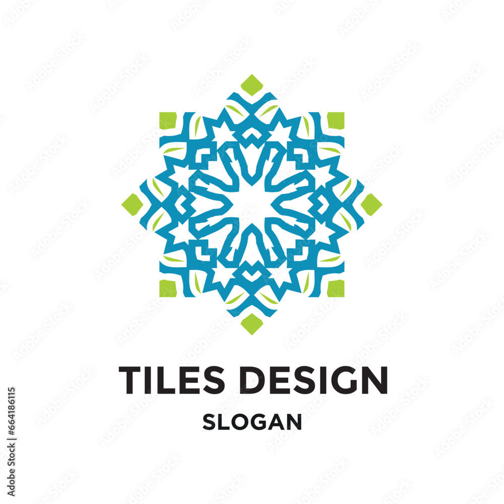 Abstract ornament template illustration vector design Abstract ornament template illustration vector design