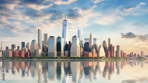 Beautiful New York Cityscape Tourism Concept Photograph New York