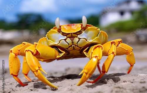 Yellow land crab.