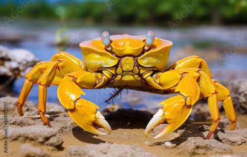 Yellow land crab.