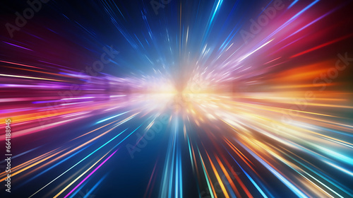 Amazing Speed of Digital Lights Background Fast Internet Backgro