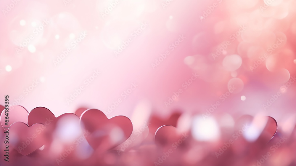 Beautiful Luxury Pink Blur Abstract Background with Bokeh Light