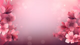 Pink Floral Bokeh Background
