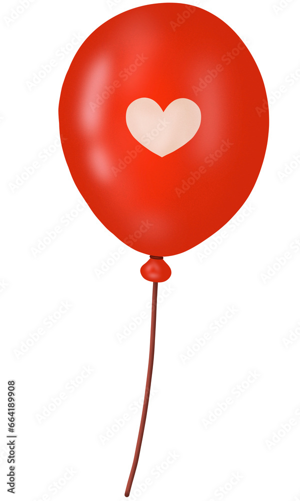 Balloons floating in the air