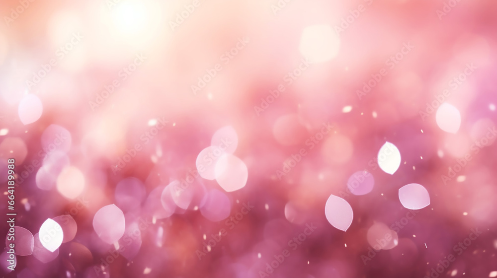 Fantastic Abstract Blur Pink Glitter Sparkle Defocused Bokeh