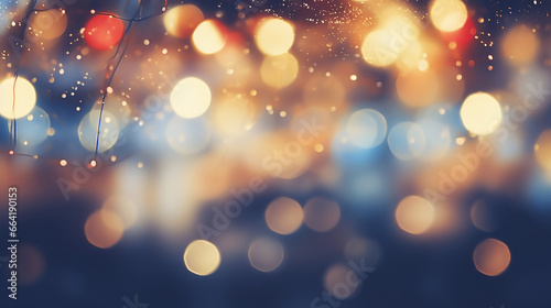 Amazing Christmas Abstract Blur Background Light Bokeh