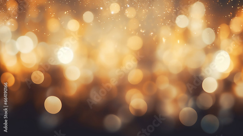 Elegant Christmas Abstract Blur Background Light Bokeh © BornHappy