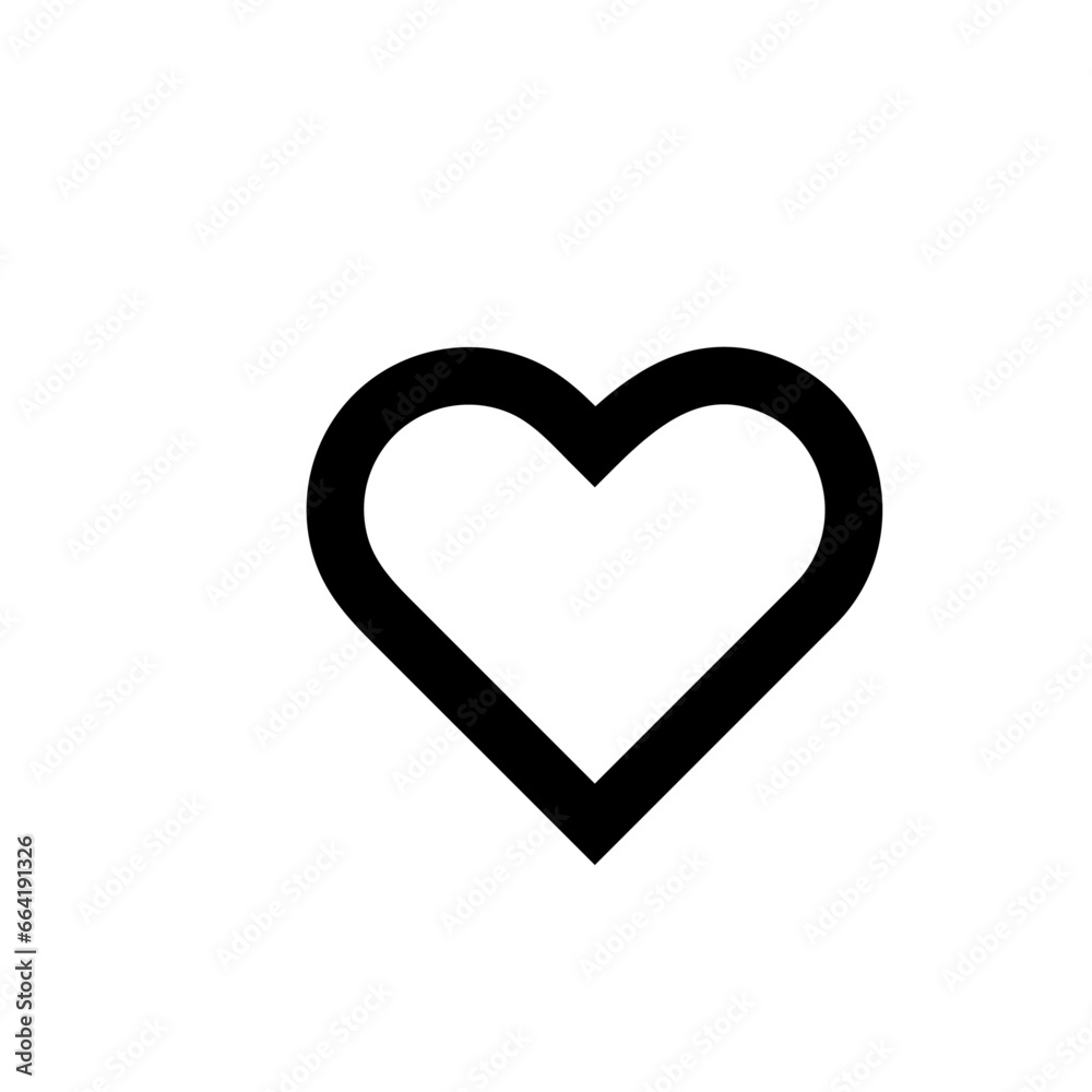 Love icon vector