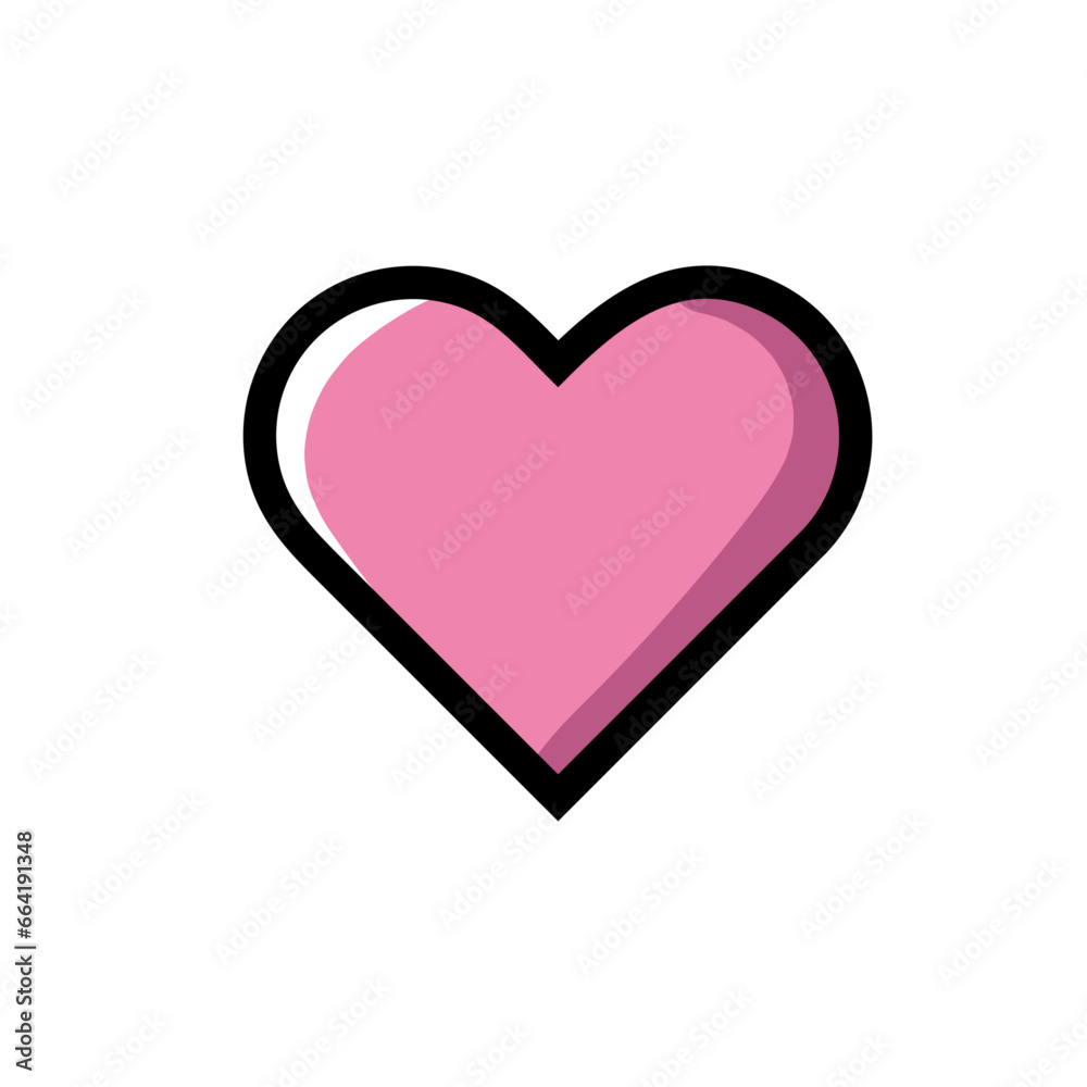 Love icon vector