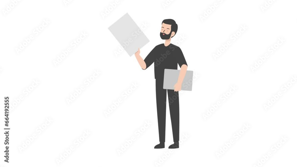 One of the speakers was standing and making gestures. One of the speakers was standing and making gestures.