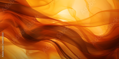 abstract flowing fire silk background banner