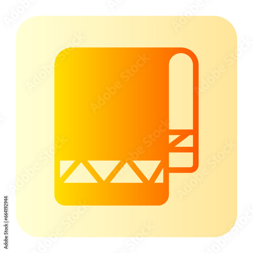 towel gradient icon