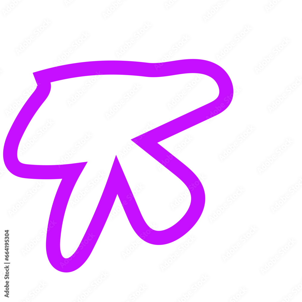 Purple outline abstract shapes vector Purple outline abstract shapes vector