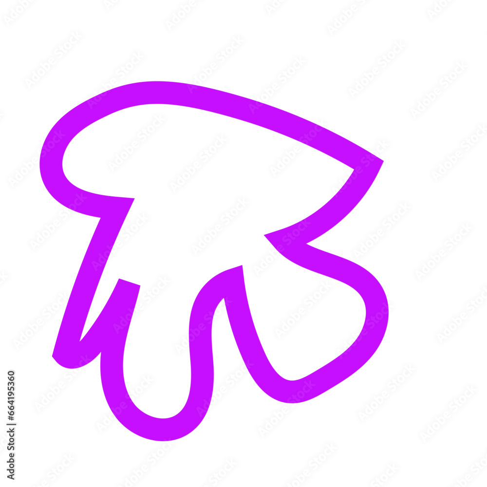 Purple outline abstract shapes vector Purple outline abstract shapes vector
