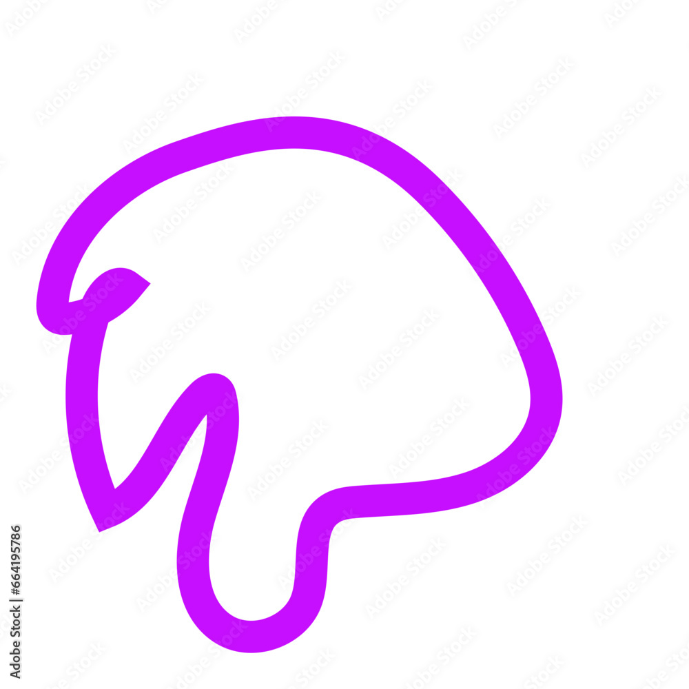 Purple outline abstract shapes vector Purple outline abstract shapes vector