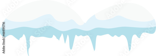 Winter Ice Caps . Snow Caps. Snow Fall. Winter Season.