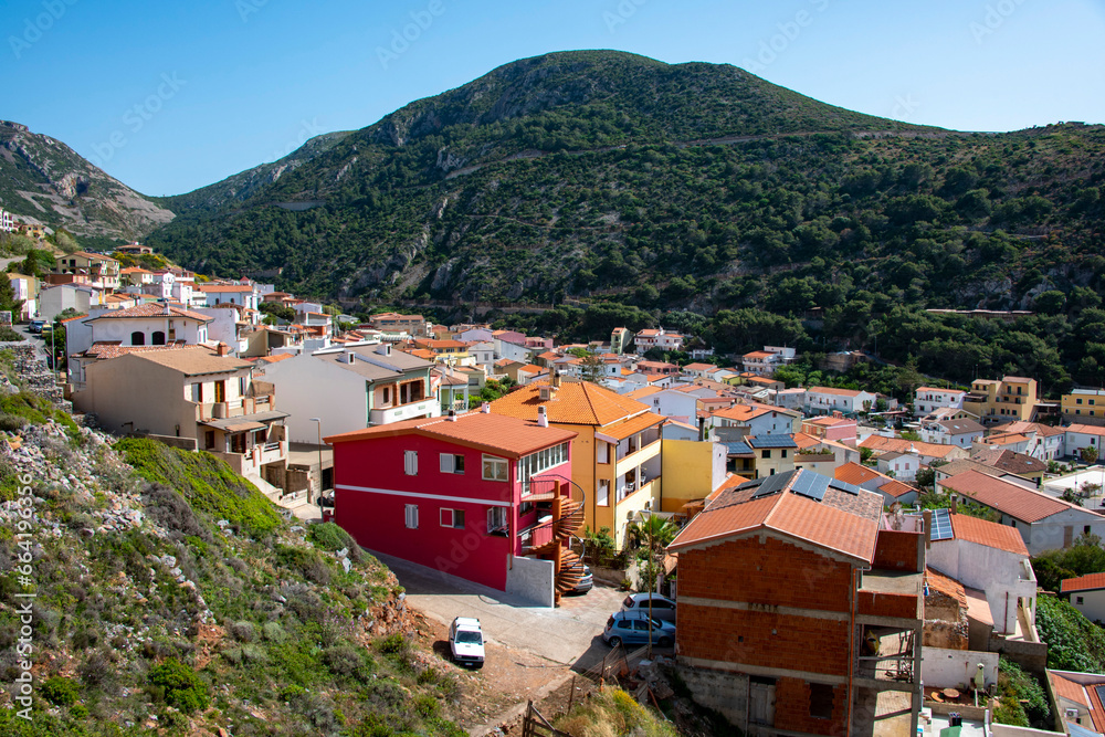 Town of Buggerru - Sardinia - Italy