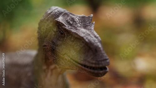 A Velociraptor in a 3D animation