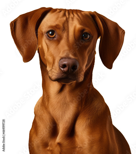 Dog on brown and gold background  minimal retouching